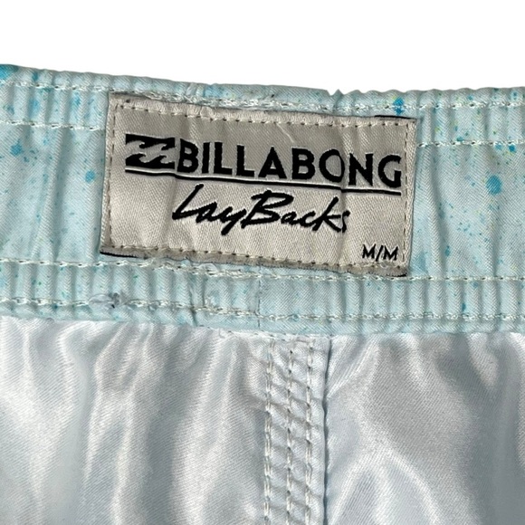 Billabong Laybacks Swim Trunks Men’s Size M – Orange Blue Gradient Board Shorts - Picture 8 of 11